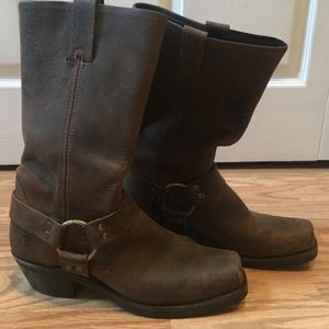 Frye Women's Harness Leather Boots Size 8.5